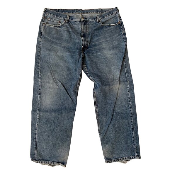 Levi's 550 Relaxed Fit Vintage Jeans Men's Size 44x30 Distressed Denim - Picture 1 of 12